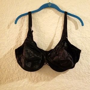 Vanity Fair Style 75-005 Full figure Black Underwire bra, Size 44D